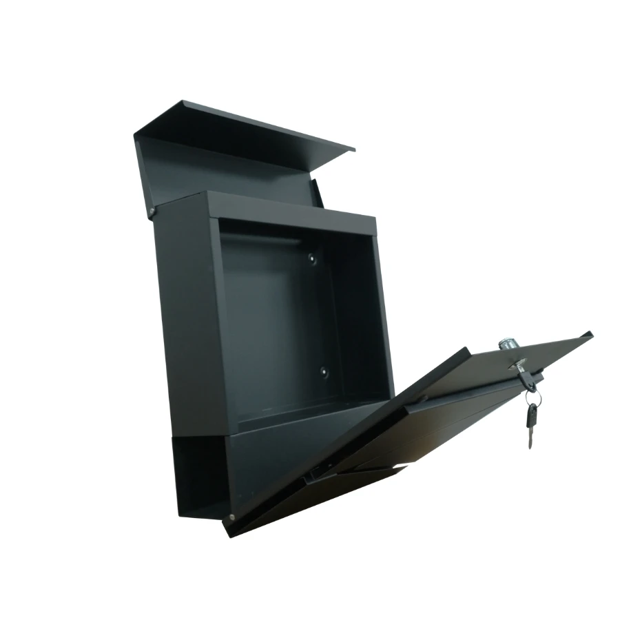 Wholesale Wall-Mounted Mailbox Galvanized Stainless Steel Smart Apartment Furniture Items American Style Tediton Lock OEM ODM