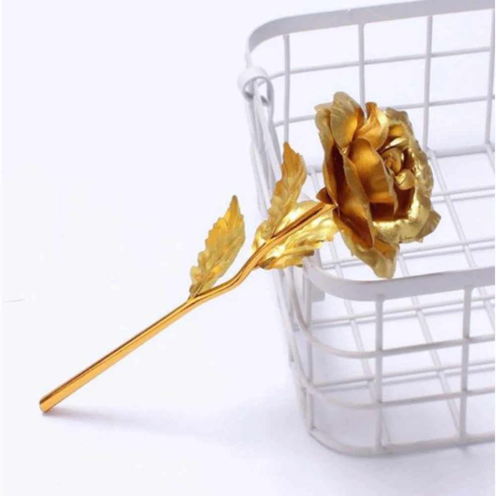 Antique 24k Gold Rose Metal Material Gold Plated Rose Wedding Decorative Roses For Hot Sale By Royal Home Collection Suppliers