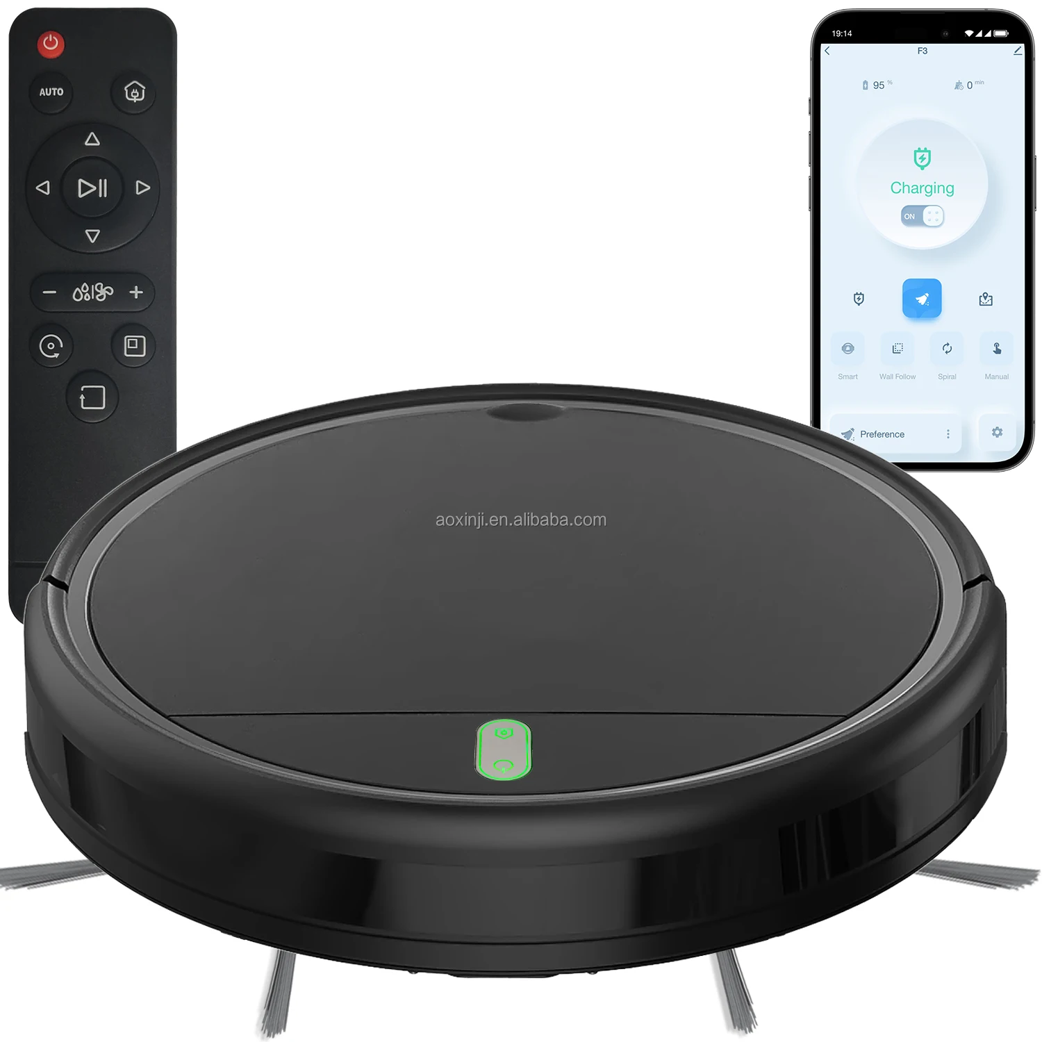 Вакуумный робот-пылесос дропшиппинг Ce по ограничению на использование опасных материалов в производстве Wi-Fi беспроводной моющий робот пылесос Авто-Зарядка