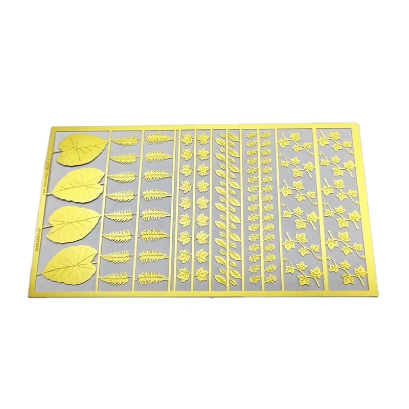 Custom High Quality Photo Etching Brass Stainless Steel Etched Parts Chemical Etching Metal Craft Plate