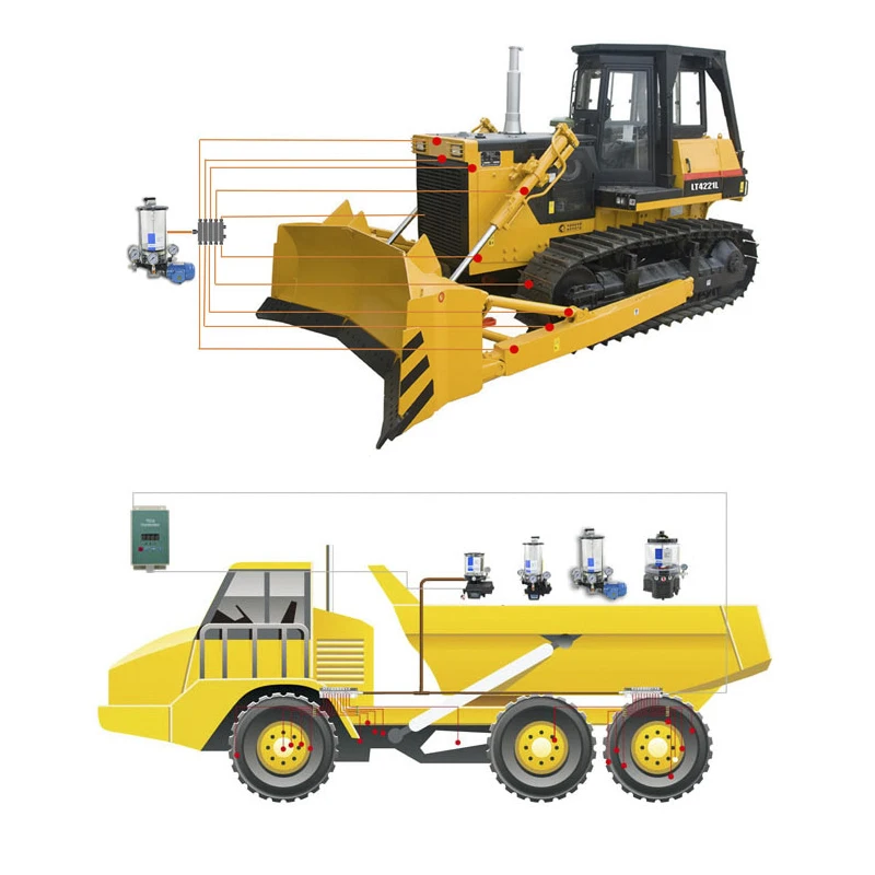 Factory Price 50W Auto Grease Pump Lubrication System 12V Machine Lubrication System