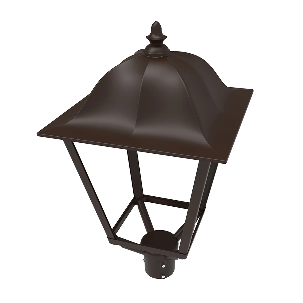 30W 45W 60W garden lamp best solar post lights solar round post cap lights