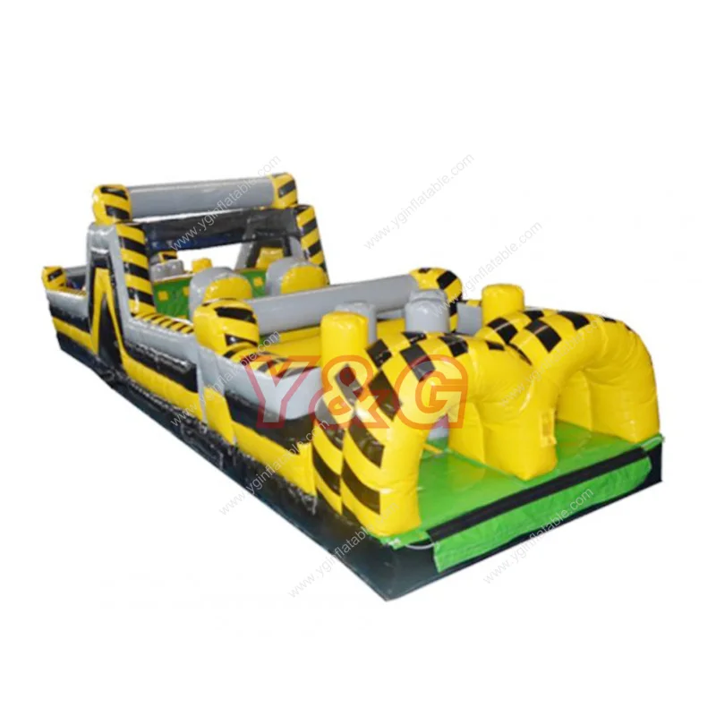Y&G Popular Trampolines Parks Indoor Playgrounds inflatable ninja warrior obstacle course equipment adult obstacle courses