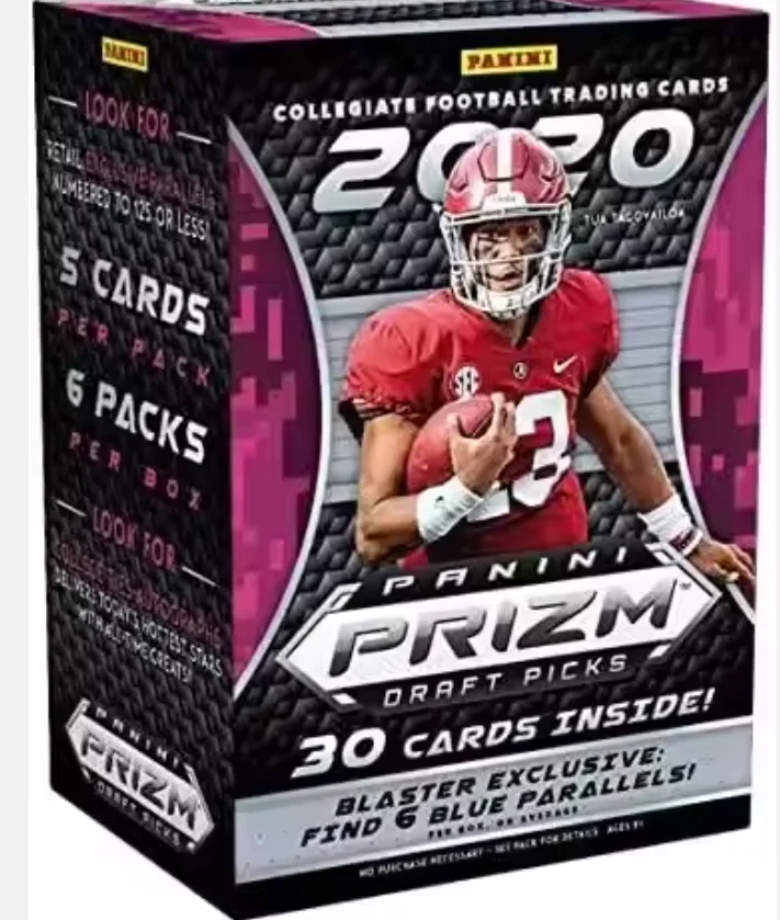 Wholesale Original Top 2020 Panini PRI-ZM Draft Football Trading Cards Blasting Boxes Collection Board Game Booster Box