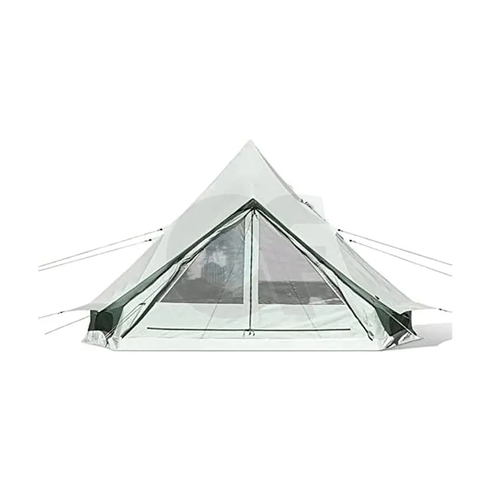 Luxury White Color Canvas Camping Tent Middle Eastern Market Canvas Desert Outdoor Tent Stripe Canvas Tent