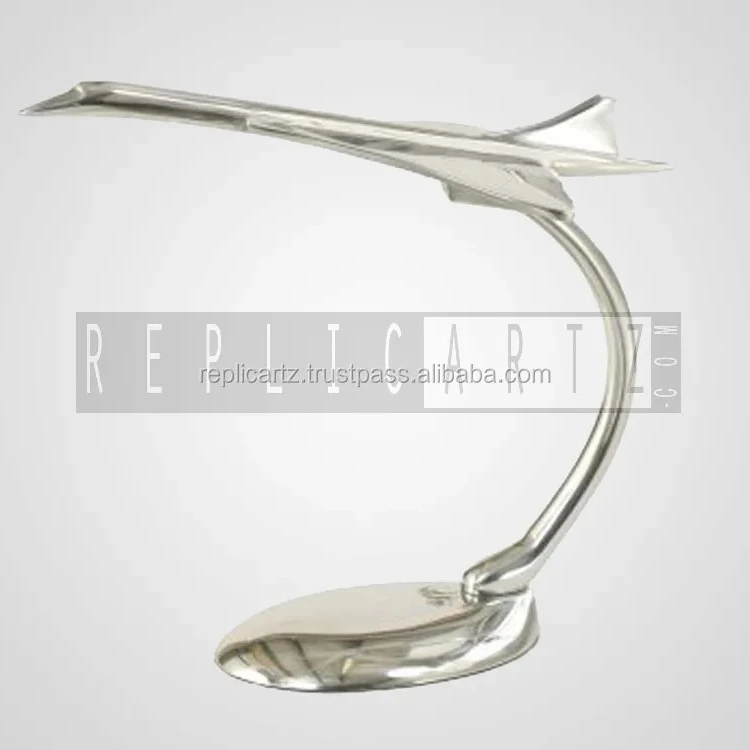 Small Decorative Aluminum Concorde Alloy Aircraft Model for Birthday Gift