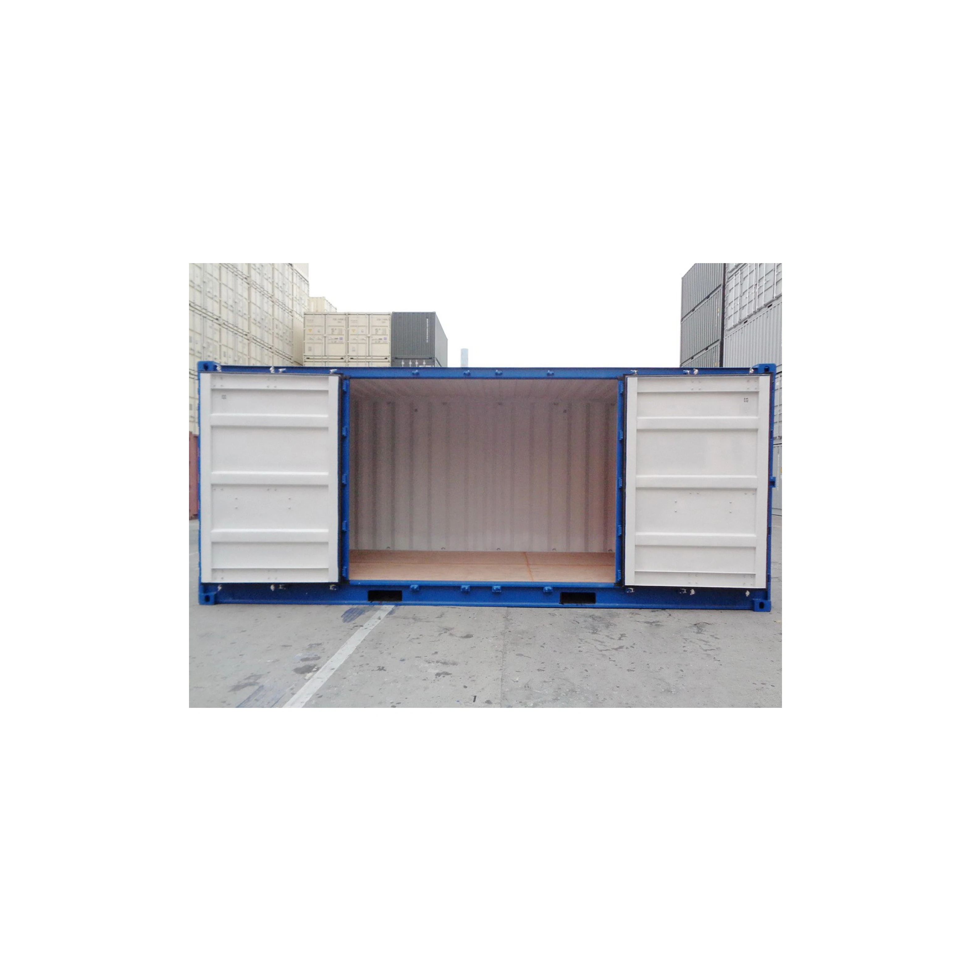 Big Capacity Storage 40ft Metal Shipping Container Movable Side Door Open Container