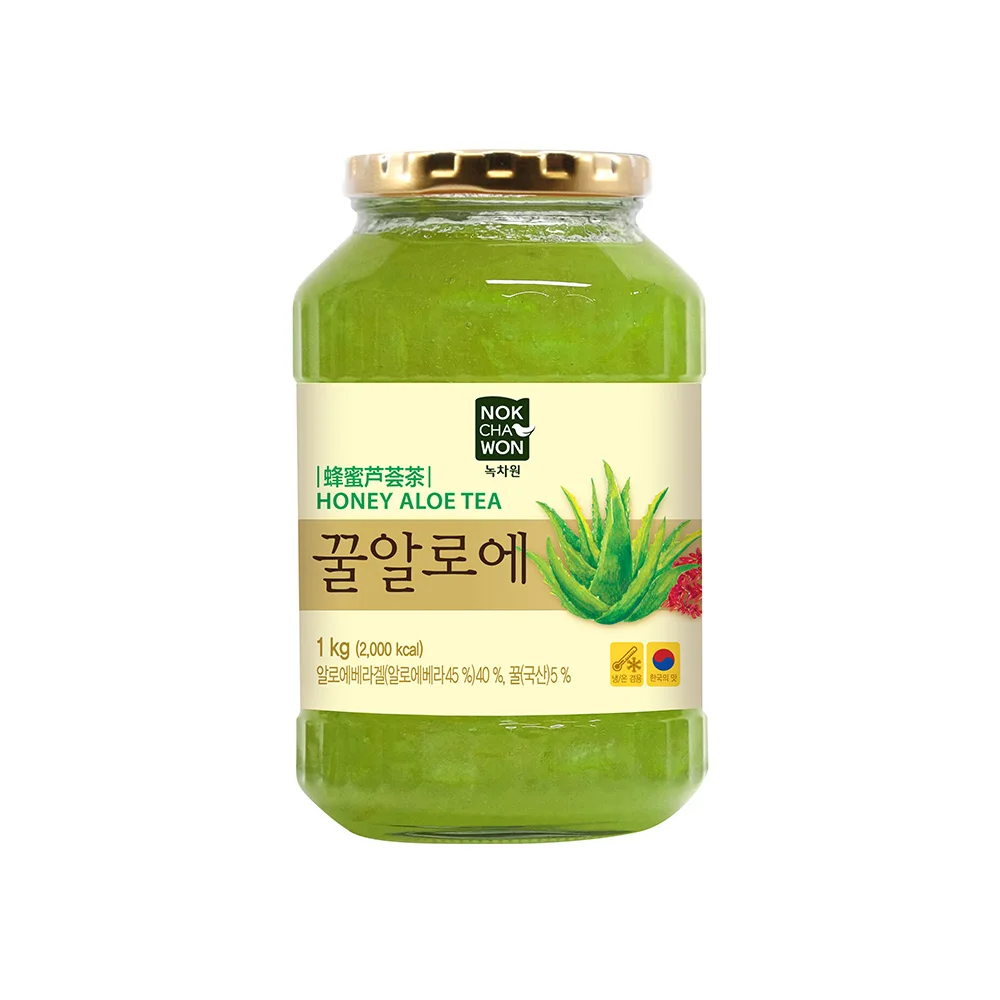 [Nokchawon] Honey Aloe Tea 480g / 1kg Aromatic and Sweet Combine to Create a Harmonious Blend Hot Products
