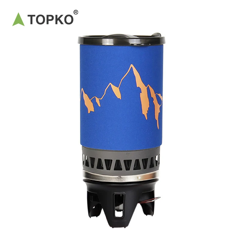 Высококачественная кемпинговая печь TOPKO портативная система приготовления пищи оборудование для кемпинга газовая плита