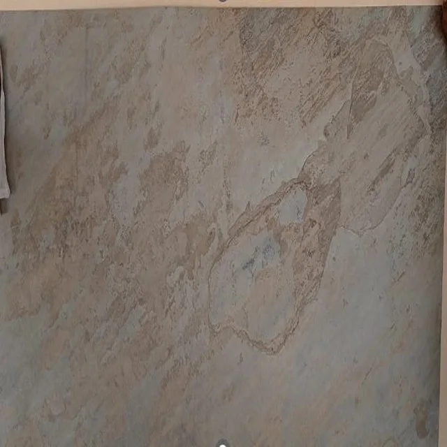 Best Price TAN BROWN Slate Stone Veneer 1-3mm Thickness Flexible Exterior Office Fireproof Interior Decoration Natural Veneer