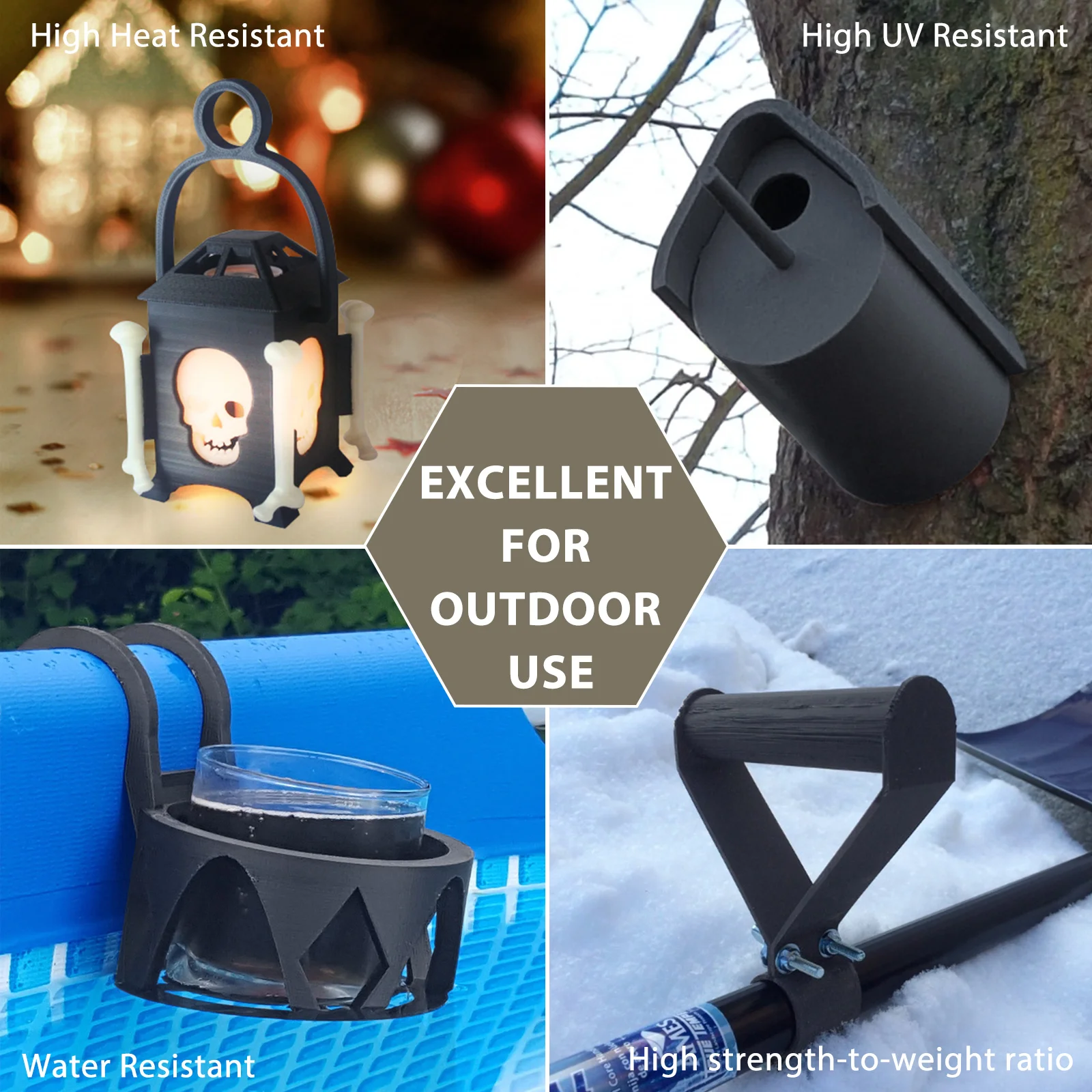 High quality 1.75 MM 1 KG Spool Plastic ASA Carbon Fiber Filament For 3D Printer