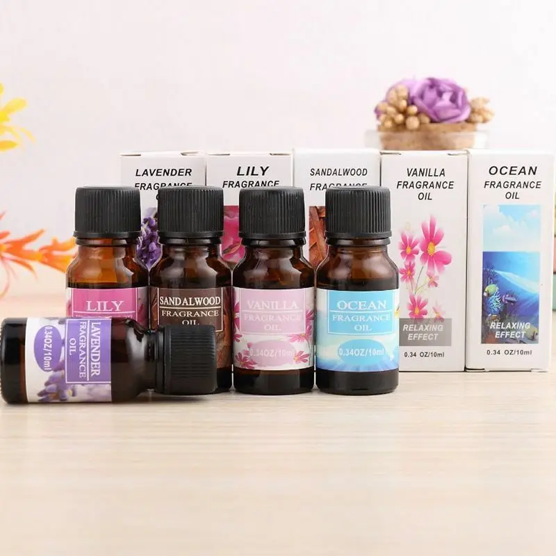 OEM Aroma Diffuser Oils 12 Fragrance Lavender Lemon Relaxing 100% Pure Essential Oil