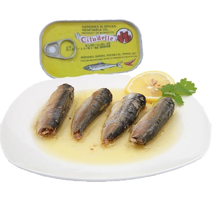 Hot selling sardines with vegetable oil distributors Africa canned seafood Mackerel sardine wholesale price