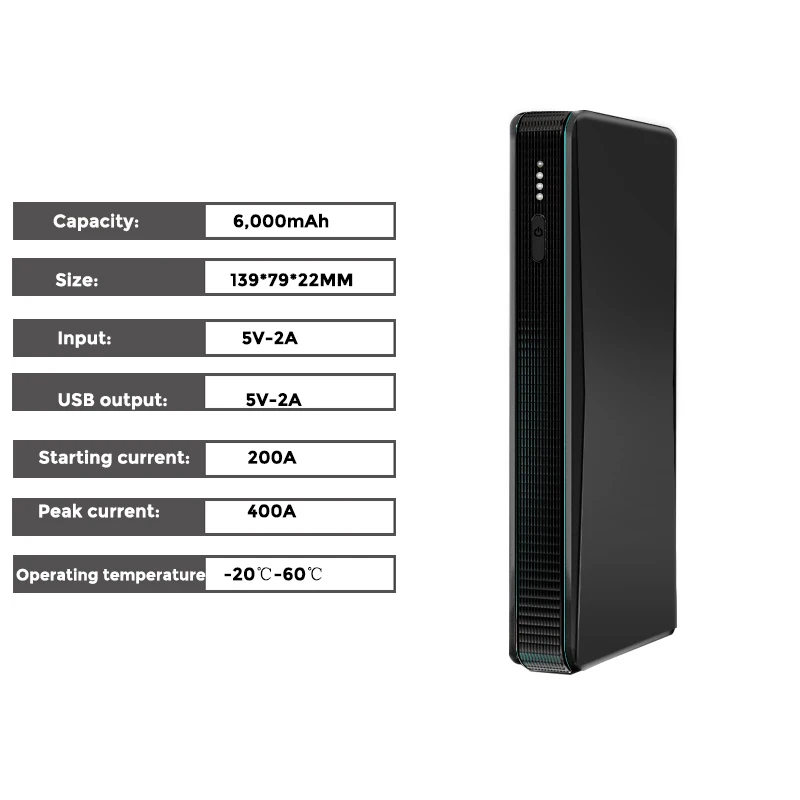 Multi-function Car Jump Starter Car Jump Starter Power Bank with Flashlight High Quality Jump Start for Gasoline