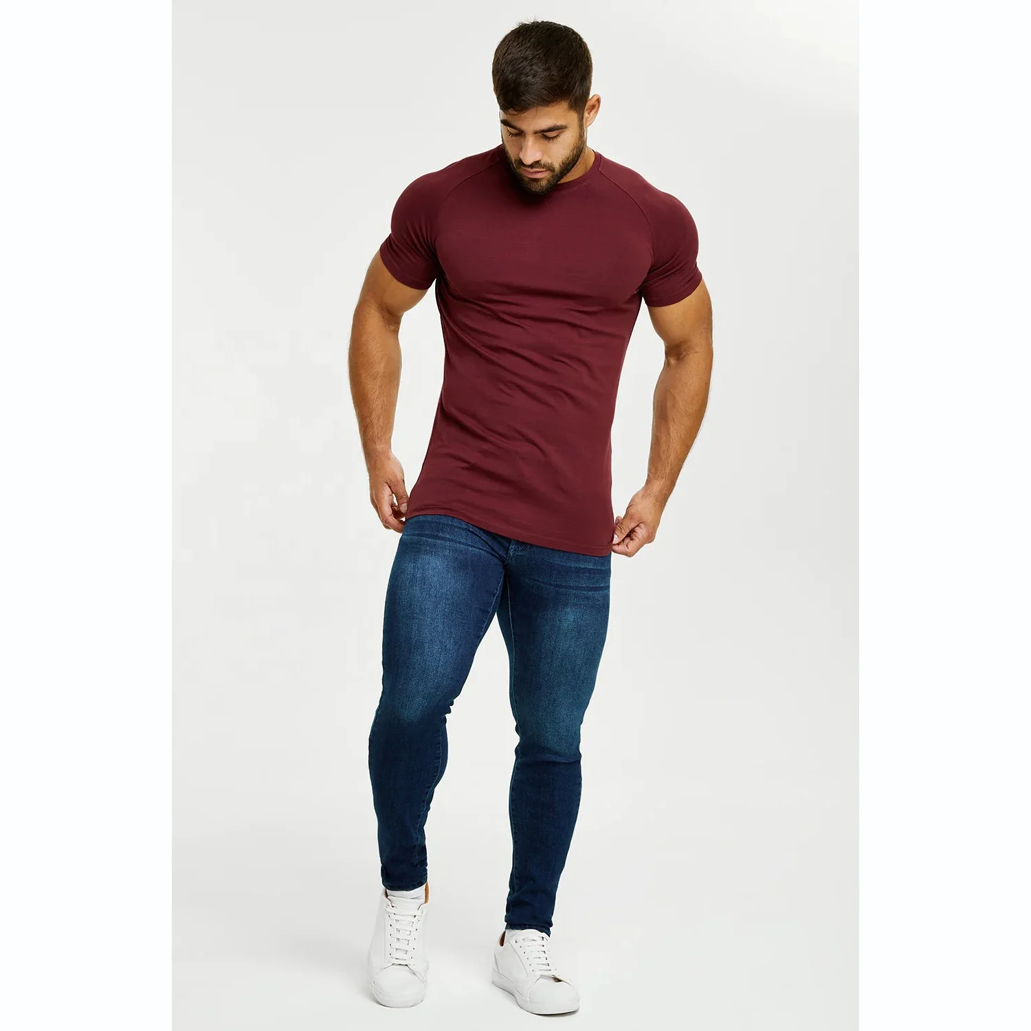 Unisex Printed Gym T-Shirt Men Summer Athletic Drifit Material Personalized Trending Design Running Formal Sexy Style-Wholesale