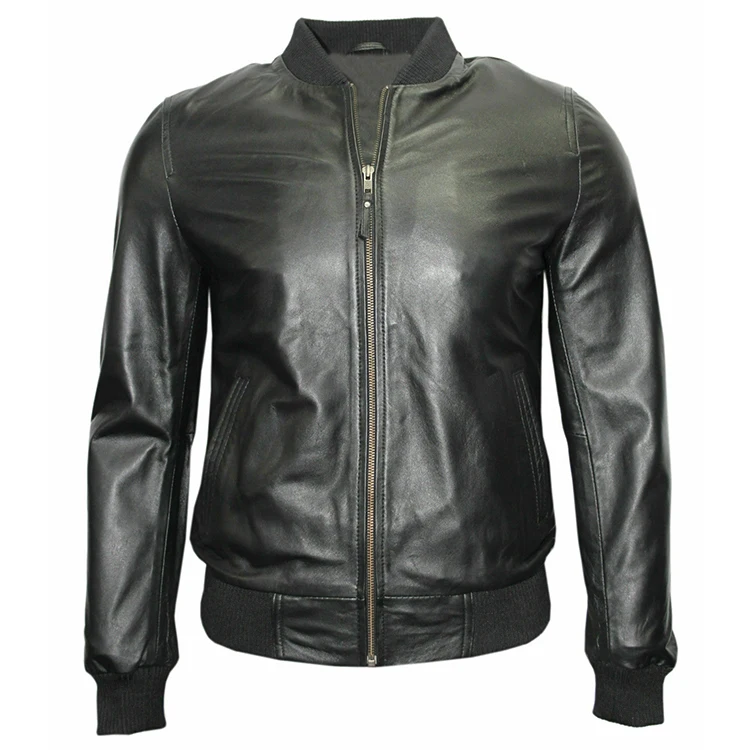 Luxury Stylish Pakistan Made High Quality Leather Jacket For Men Windproof Leather Jacket For Men By Madrid Sports