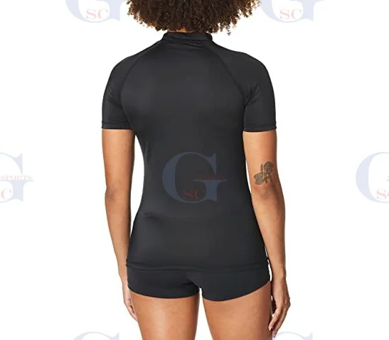 Top on sale high quality short sleeve rash guards for women custom made martial arts NO GI rash guards for men and women shirts