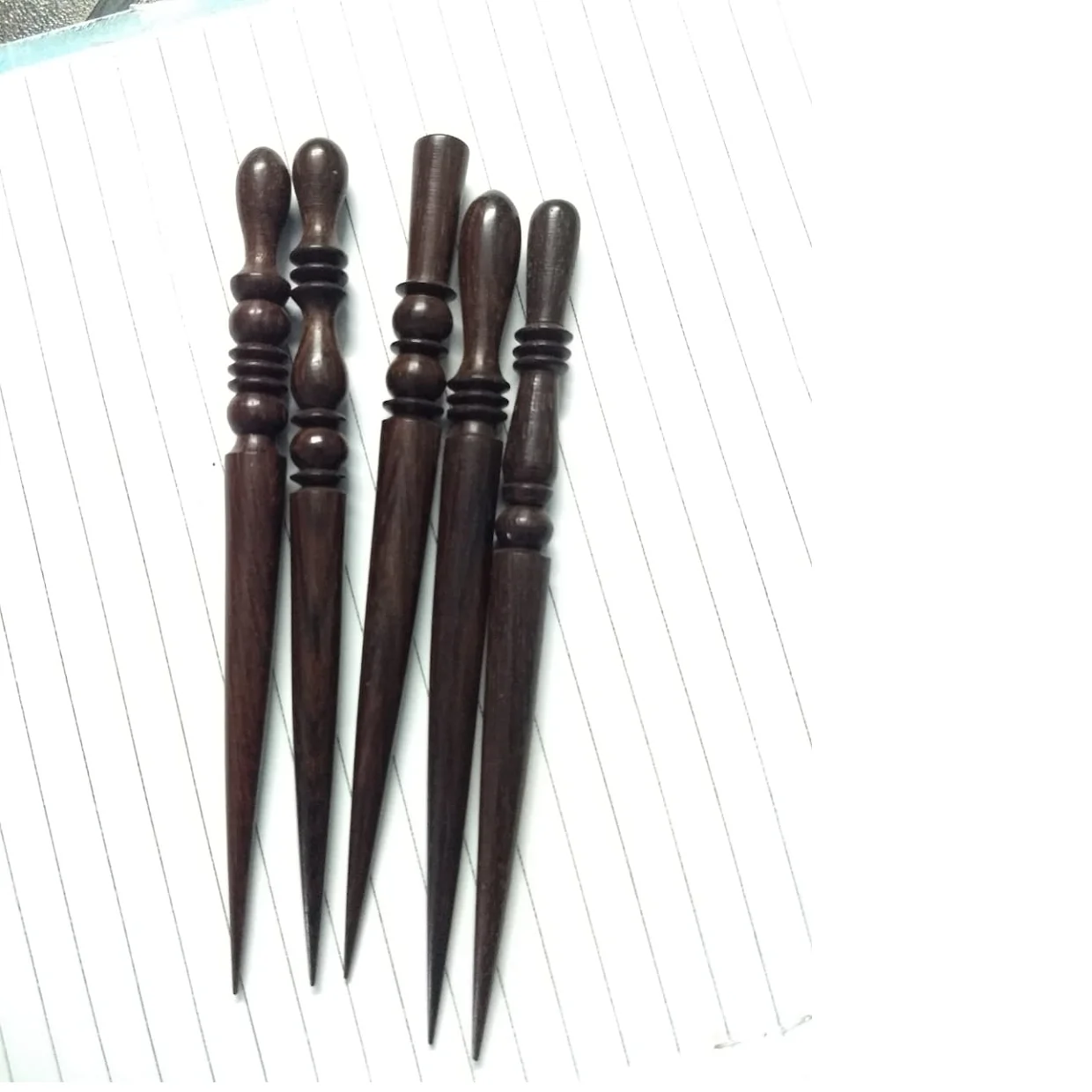 Custom Made Wooden Hair Sticks for Accessory Stores and Beauty Salons Available