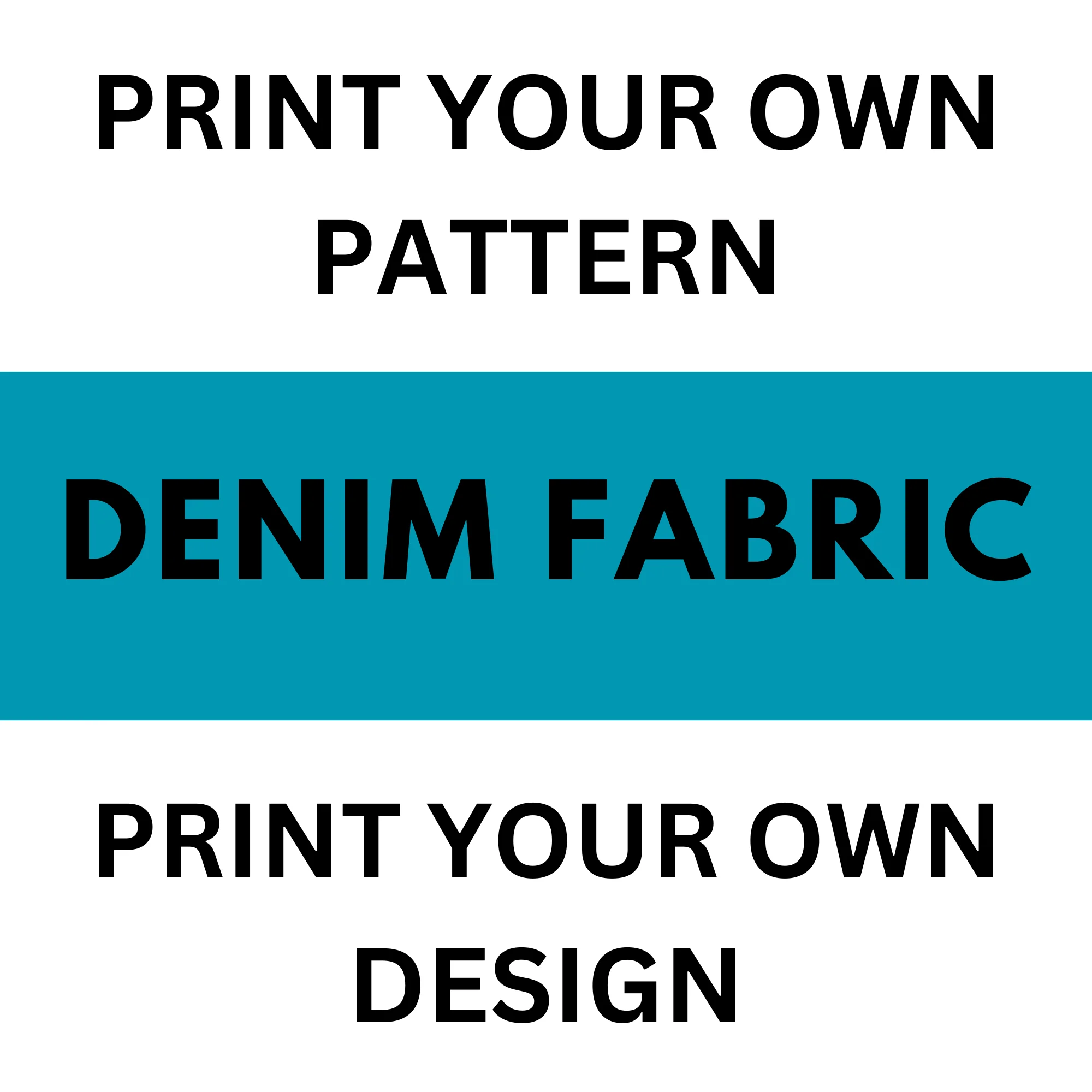 Print your design on Denim - Create your own denim fabric