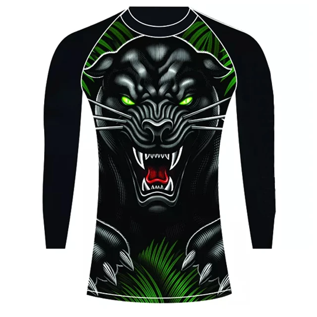 Unisex Bjj Rash guards Long Sleeves Top Quality BJJ MMA Compression Shirts Rash Guards For BJJ Rash Guard MMA Workout Gym