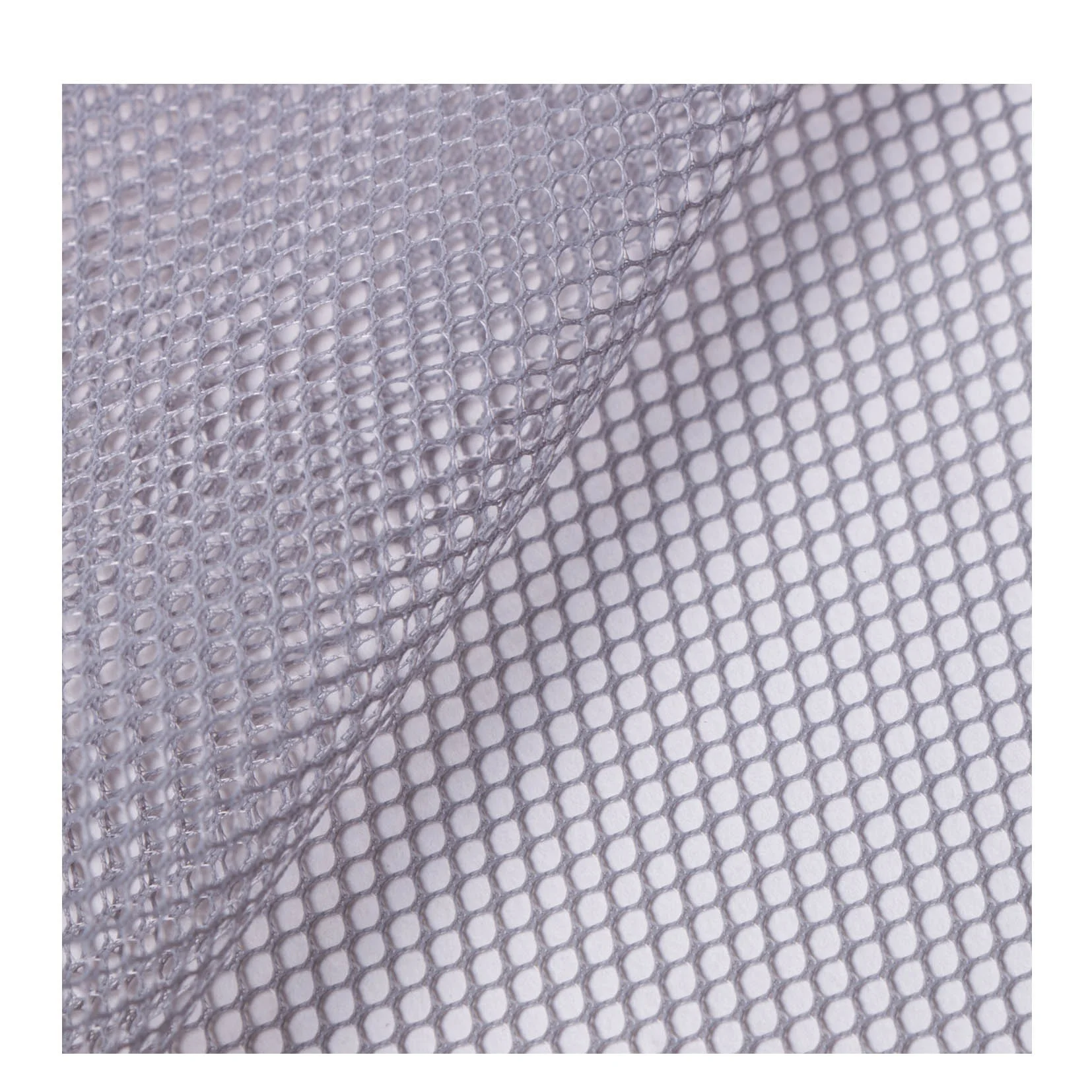 Wholesale 100% polyester 50D Hex hard mesh tulle net fabric