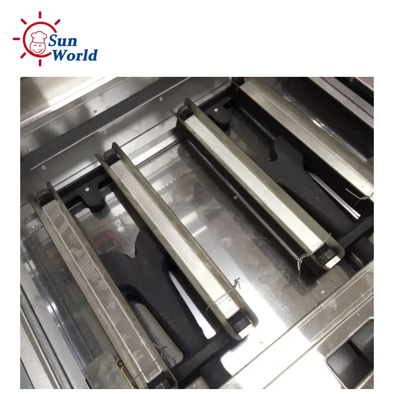 Restaurant Kitchen Commercial BBQ Lpg Gas Flat Burger Griddle Machine Contact Grill Sandwich Panini Maker