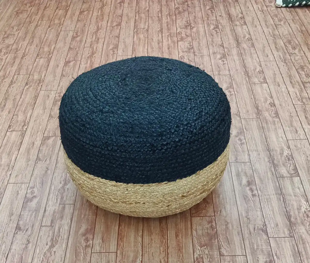 Macrame Poufs with Polystyrene Balls Filling Best Quality Modern Design Hand Knitted Christmas Space Valentine Baby Kids Decors