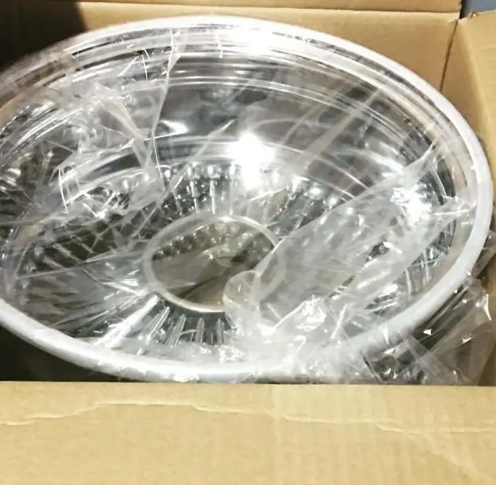 Wheels Alloy Car Wheel Rims Aluminium Alloy Black Silver OEM Customized Color  luxury Chrome wire wheels