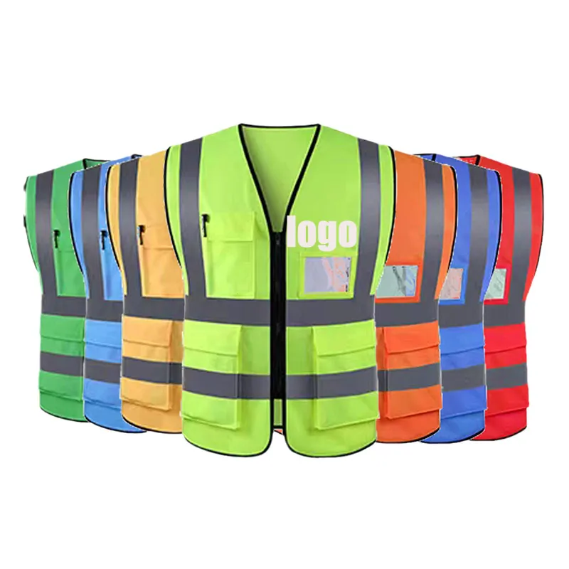 Factory American Style Purple Hi Vis Custom Printed Engineer Construction China Mesh Reflective Vest Safety Clothing With Logo