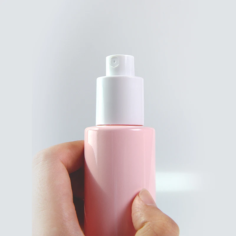 30ml 50ml 100 Ml Cosmetics Matte Pink Perfume Lotion Spray Mist Glass Bottle For Toner Essence Skin Care
