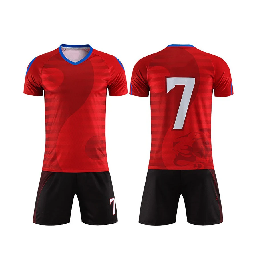 2023 New Custom Design High Quality Men Soccer Uniforms Wholesale Price Men Soccer Uniforms