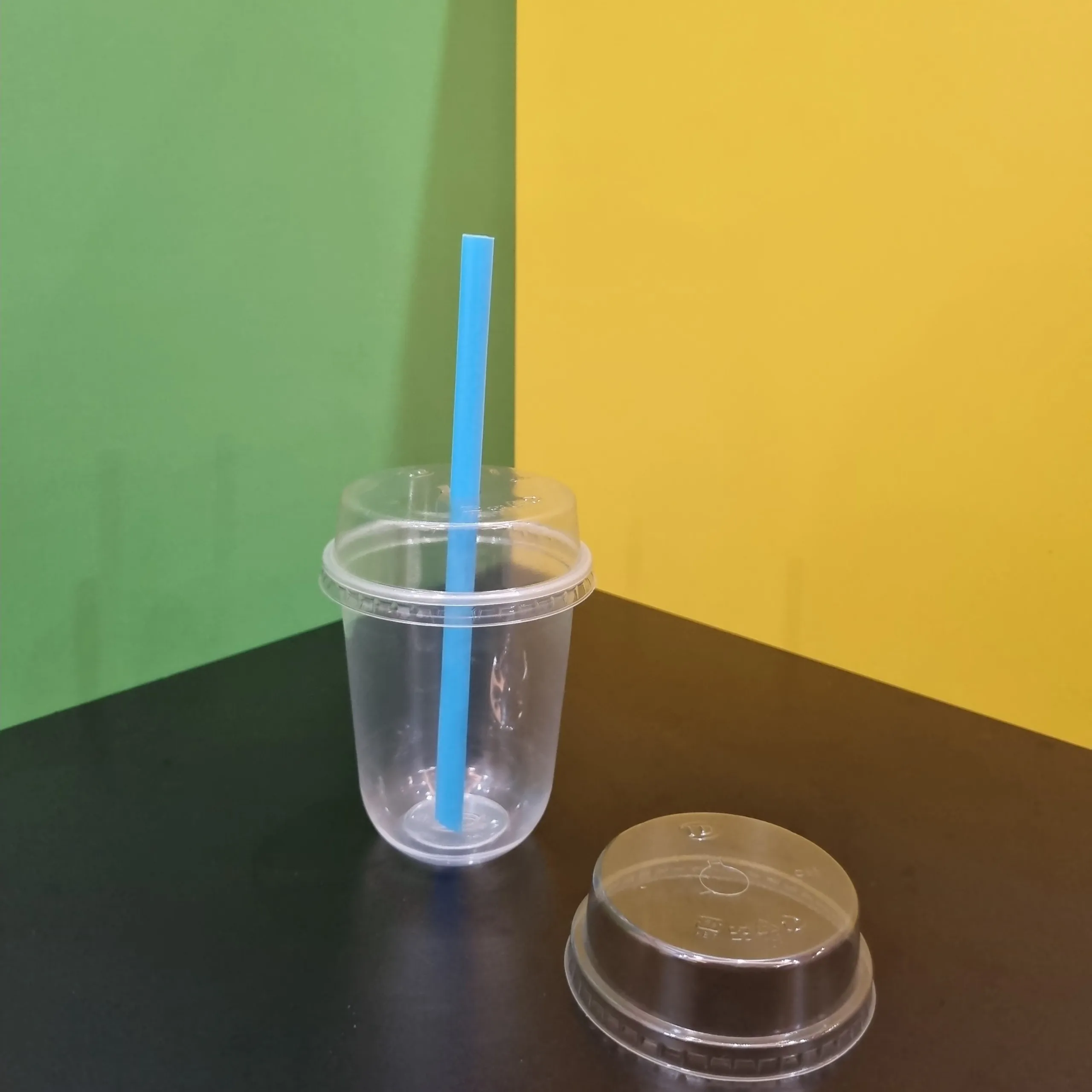 Vietnam 500ml 16oz U Shape ready to ship Disposable Transparent PP plastic cup customized manufacturer low price