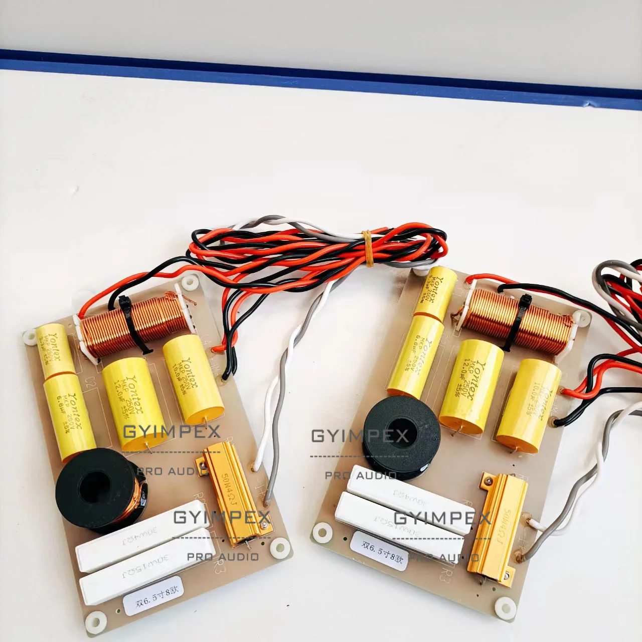 400W Passive PA Speaker two way line array Dual 6.5 Inch church speaker professional Sound System cutting point crossover filter