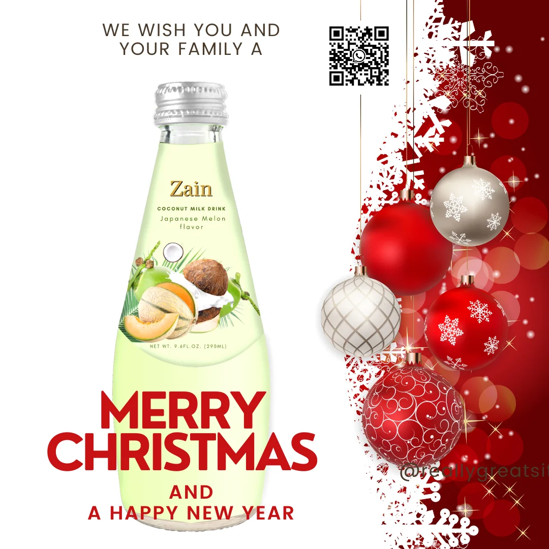 Zain Filtered Coconut milk drink Japanese Melon Mocktail Cocktail Bar Soft drink fruit juice beverage Ajintai Zen Plant extract