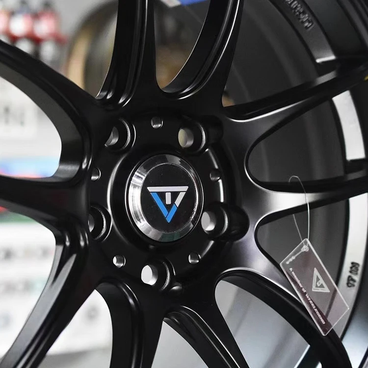 Заводская OEM VLF11 Обложка обода с формованными шинами 5x108 Felgen 17 дюймов 5 отверстий Пользовательские Литые колеса матовый черный Racingcar колесо