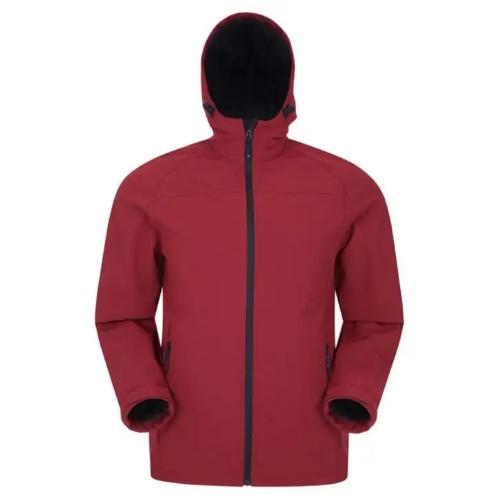 Custom Men Sports Softshell Jackets Outdoor Camping Coats Thermal Waterproof Softshell Hiking Jacket With Hood