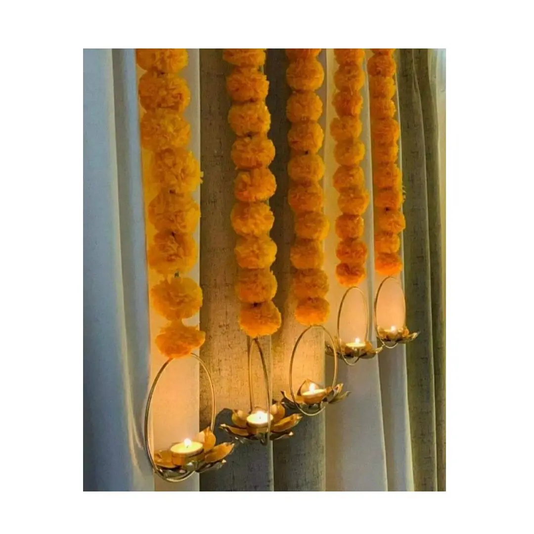 Beautiful Artificial Flower Garland for Festive Decorations Hanging Garland String of Artificial Flowers for Home Decor