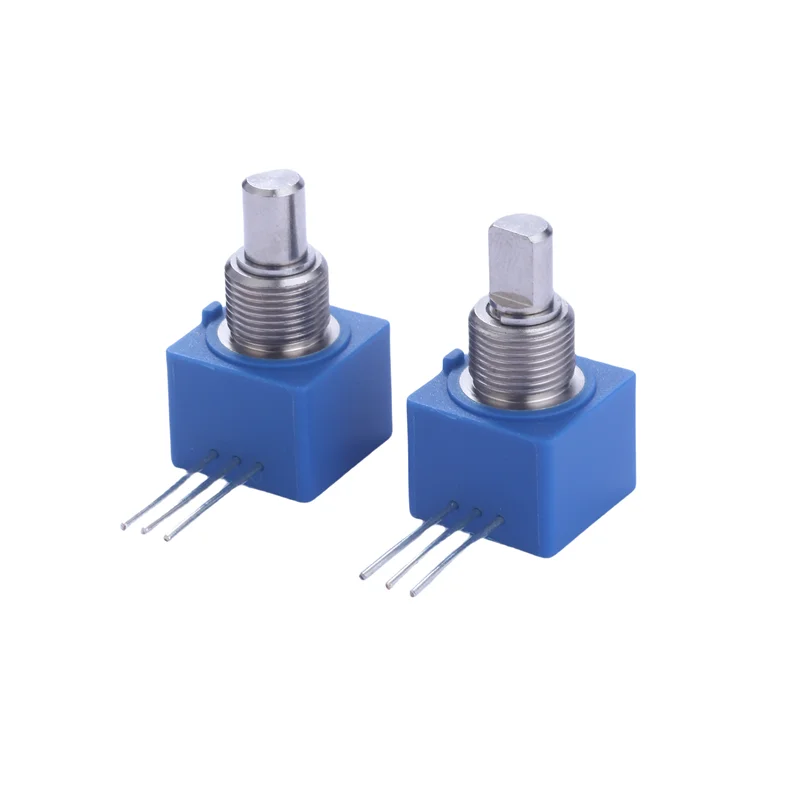 HighQuality 16mm Linear Rotary Potentiometer with 5K-100K Ohm Resistance IP65 Sealing 500K Cycle Life Ideal for Accurate Control