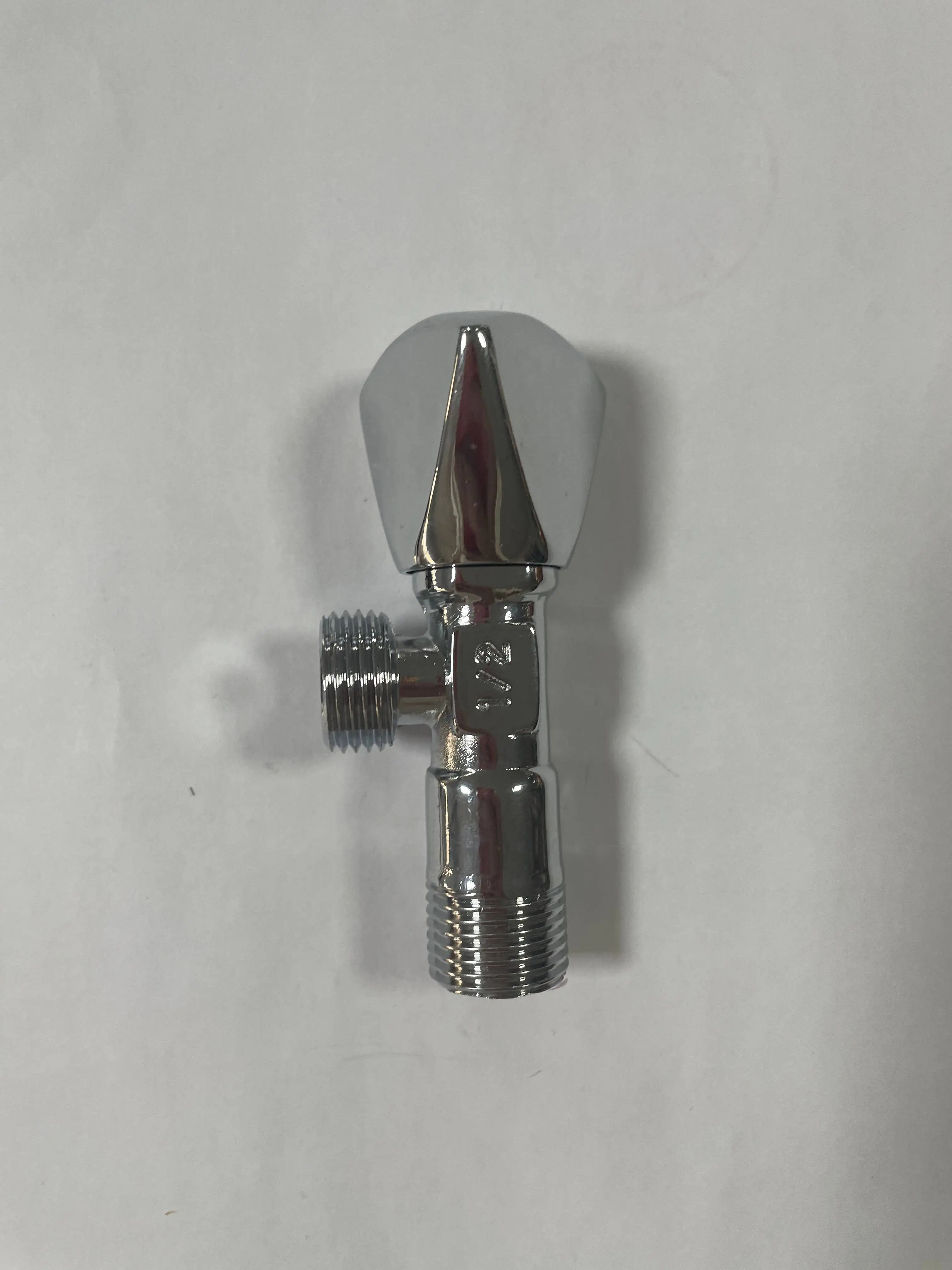 Factory direct brass chrome angle valve 1/2 for bathroom accessories