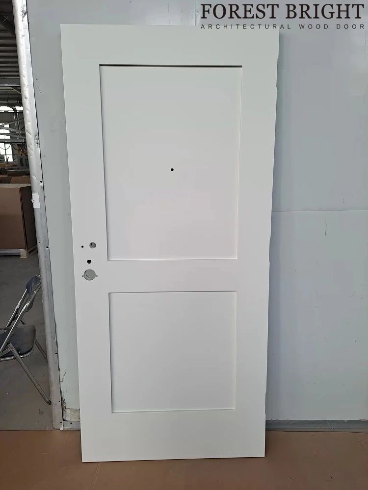20 minute Fire Rated 2-Panel Shaker Door USA Hotel Guest Room Entry Door