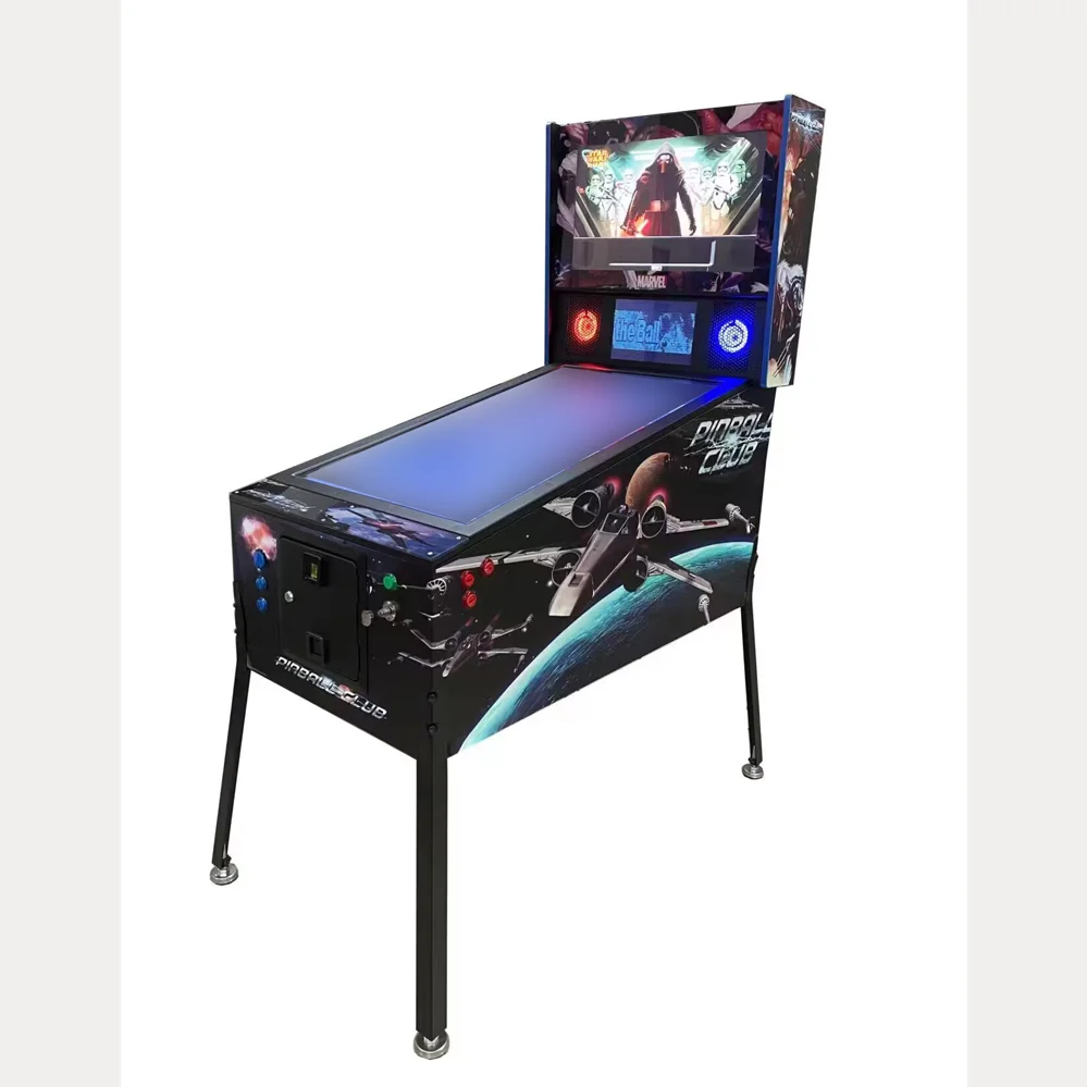96 games Coin Operated arcade Coin op 32inch virtual pinball club