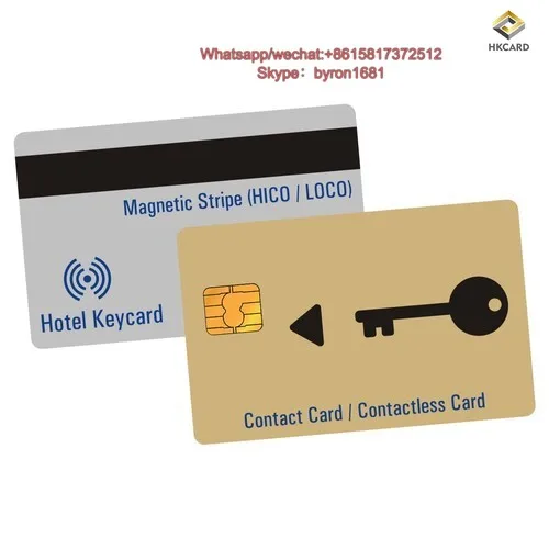 CMYK Printing Hot Sale Credit Card Size Cr80 Smart Hotel Key Card