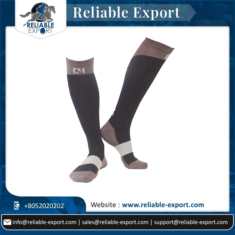 Equestrian High Performance Riding Socks - Horse Riding & Tall Boot Over the Calf Knee High Socks