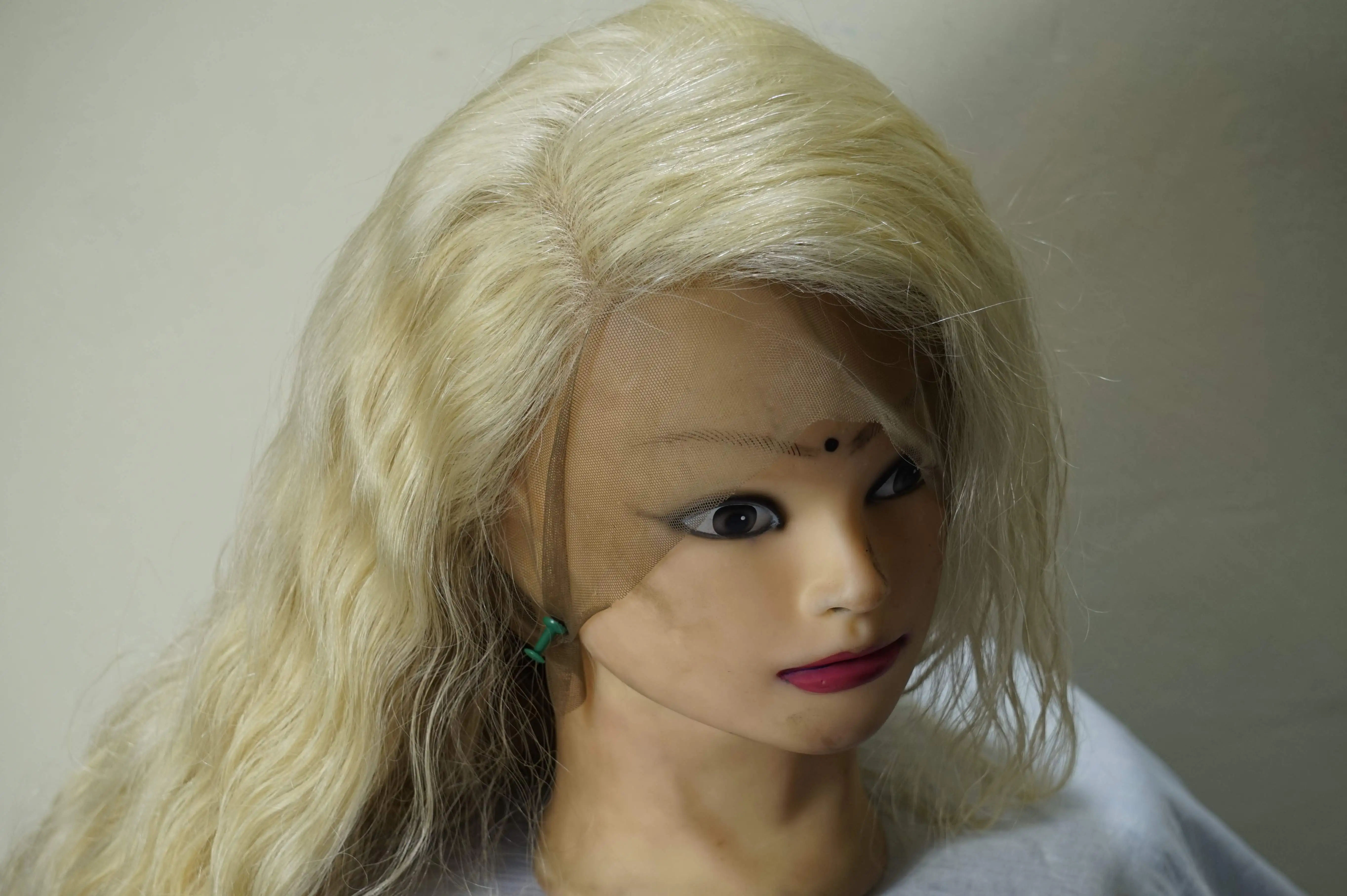 Best indian 613 blonde hair wigs 100% Single Donor Hair Frontal Hd Lace Swiss Lace Transparent Lace Wig Vendor