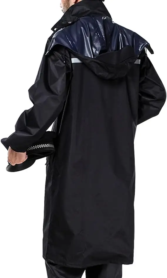 OEM Service Safety Winter Guard Coats Security Work Wear Black Guard Uniform