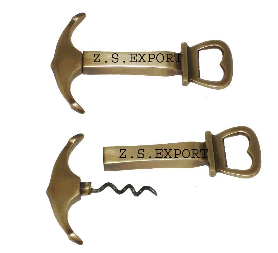 Key Style bottle opener Best Quality Modern design Brass Opener wholesale Brass wine bottle Opener unique bar accessories