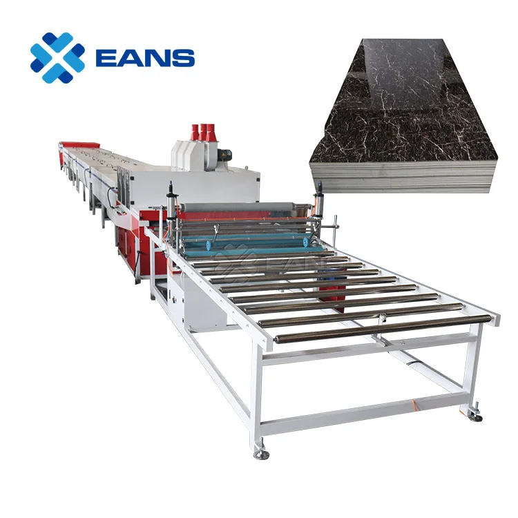 PVC Marble Wall Panel WPC Door Board PVC Foam Board UV Varnish Spray Coating Machine