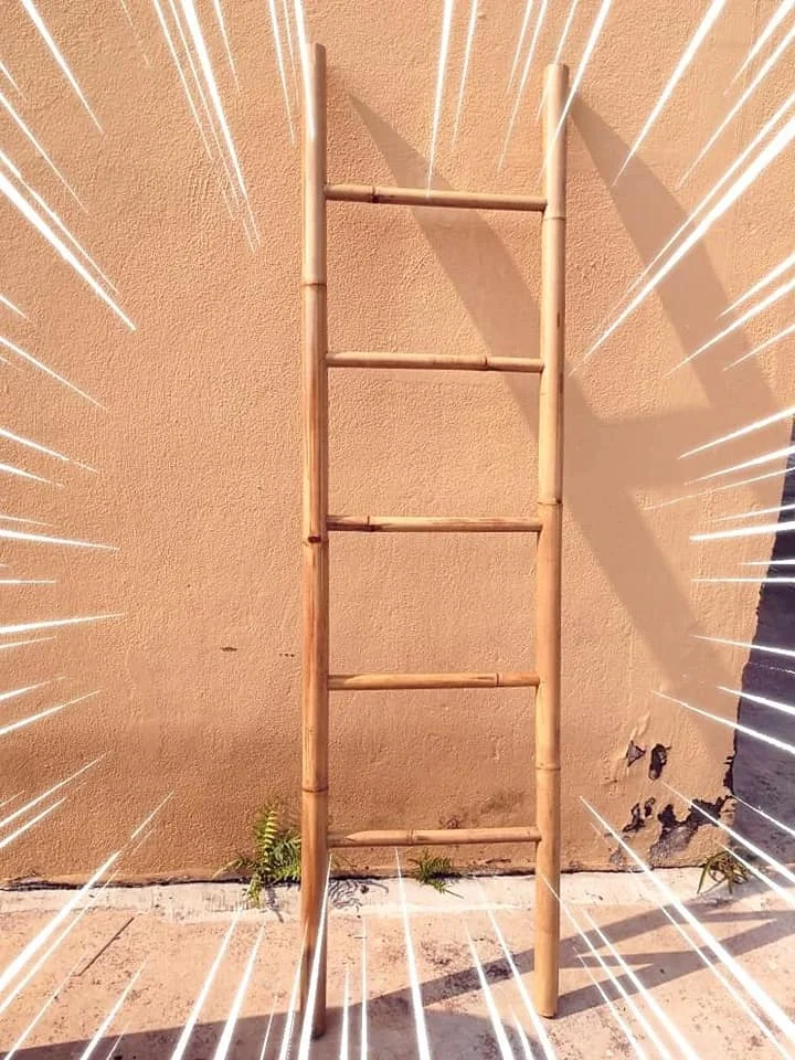 Hot Items Bamboo Ladder Blanket and Towel Rack Ladder Bamboo for Home Decor Bathroom Furniture and Garden Use in Vietnam