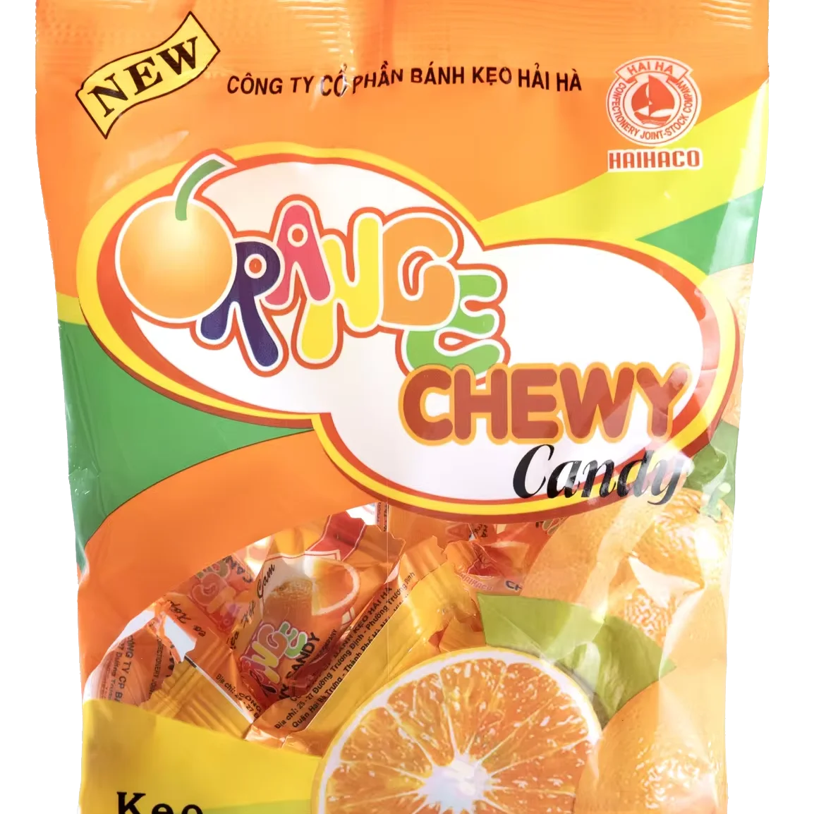 WHOLESALES BEST CHEWY CANDY MULTI FRUITS FLAVOR FROM HAIHA CONFECTIONERY 1960 VIETNAM