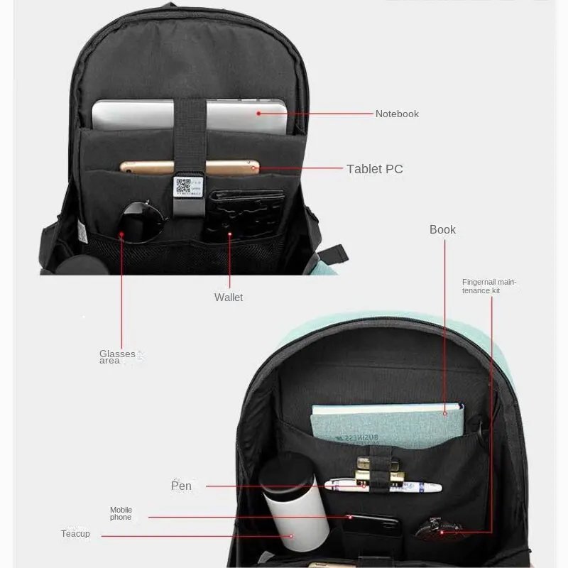 Display travel 17 inch Laptop Backpack DIY Smart Backpack USB charging port digital bags led screen backpack with led screen